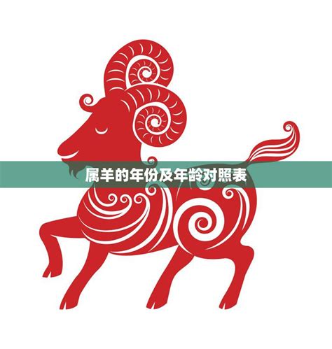 羊生肖年份|属羊的年份有哪几年 属羊的年份对照表